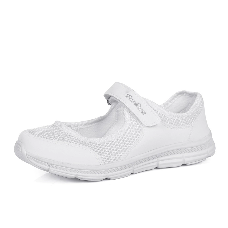 Walking shoes 766, women’s lightweight breathable mesh, cushioned sole, velcro strap, sizes 35–43