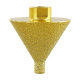 [M14] diamond chamferer ceramic tile Dali quartz stone drill hole reaming conical umbrella grinding head