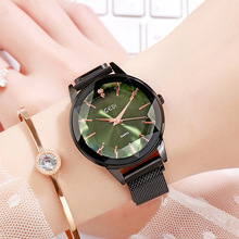 GEDI抖音网红懒人表女精美切割面璀璨女士手表学生简约腕表12013