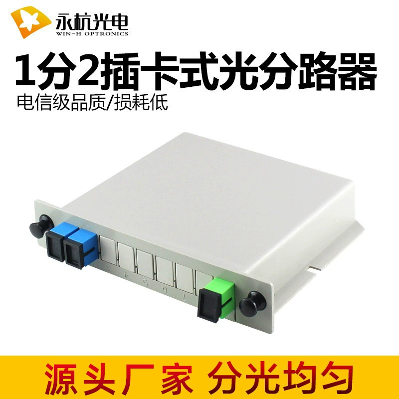 ПЛК оптовой продажи фабрики вставляемый-в 1 минуте 2 минуте оптически типа карт 1 до 2 мельчайших Телеком-степени сплиттер СК сплиттер оптически коробки