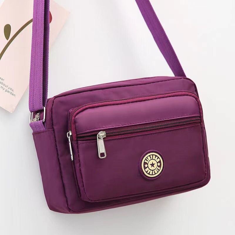Wholesale Floral Fabric Bags for Stalls, Oxford Cloth Casual Women's Bags, Single Shoulder Crossbody Bags, Mom Bags, Gift Fabric Bags, Foreign Trade Women's Bags