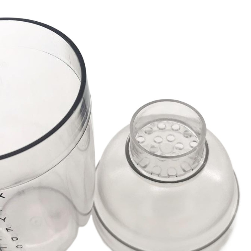 Factory direct supply PC resin Shaker with scale wine shaker for milk tea shop
