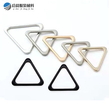 现货金属三角扣服饰箱包五金配件皮具包带连接扣环三角形扣批发