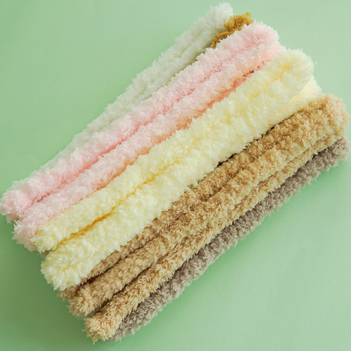 Encrypted twist stick puppy simulation doll handmade diy plush strip wool twist stick 15MM material package weaving
