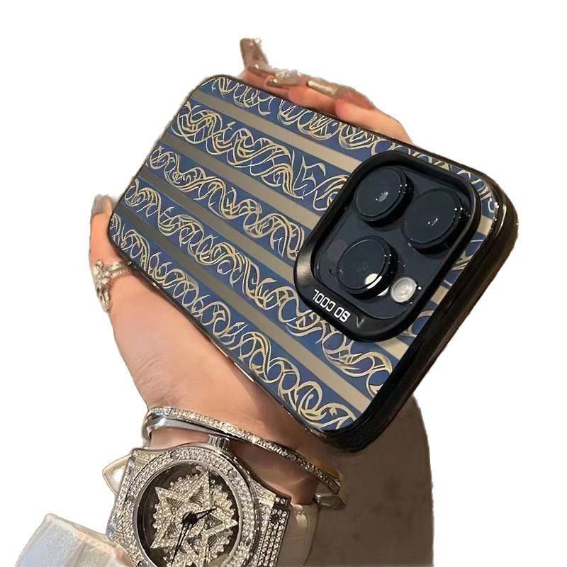 Patrón vertical para iPhone 16 funda para teléfono móvil 11 Apple 15promax/14 Europa y América 13pro transfronterizo 12xr