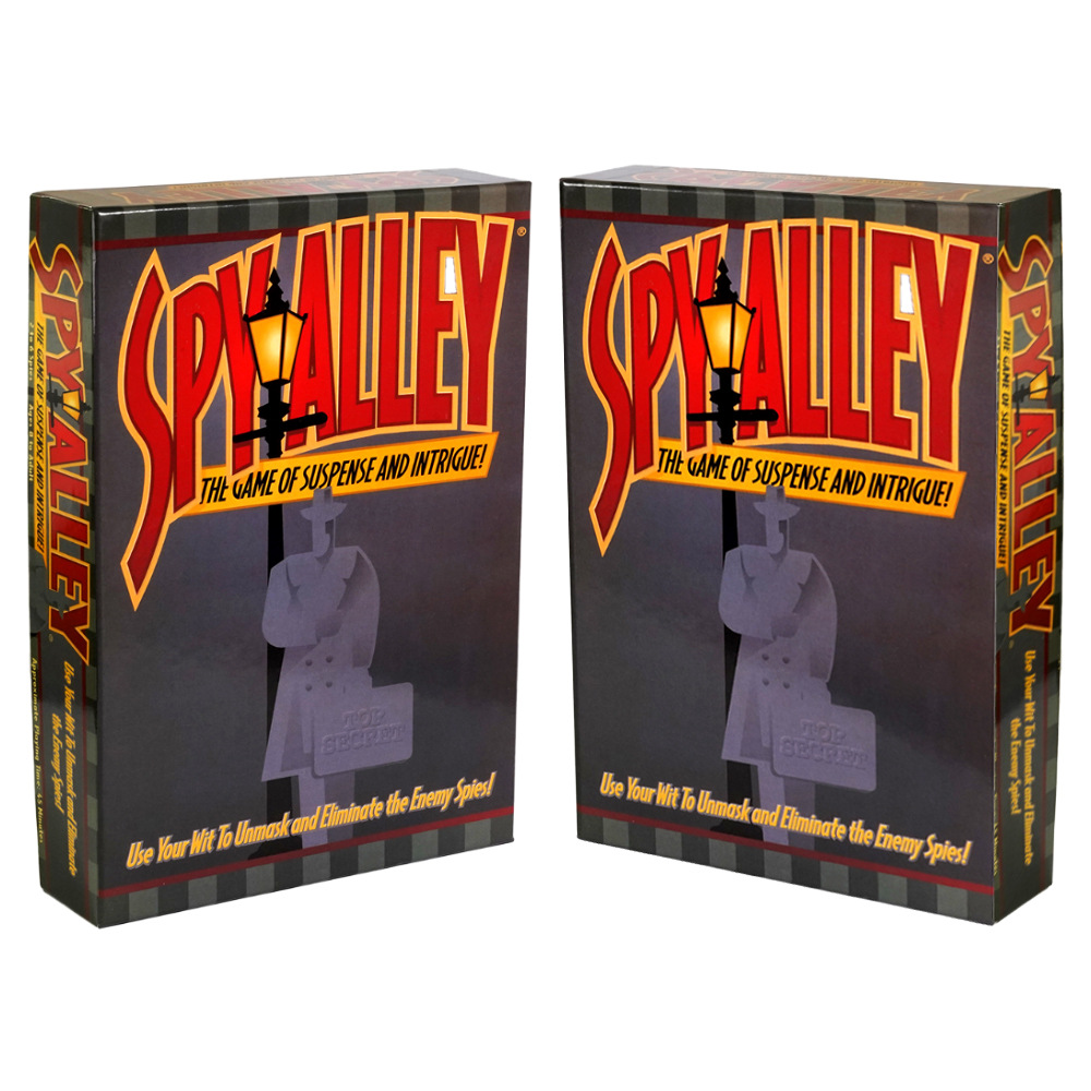 Spy Alley Board Game 全英文间谍巷桌游家庭亲子策略线索游戏卡