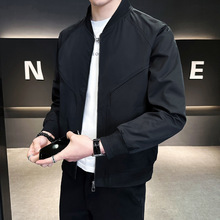 男士翻领工装夹克2025秋冬季新款男装青年时尚休闲韩版上衣外套潮
