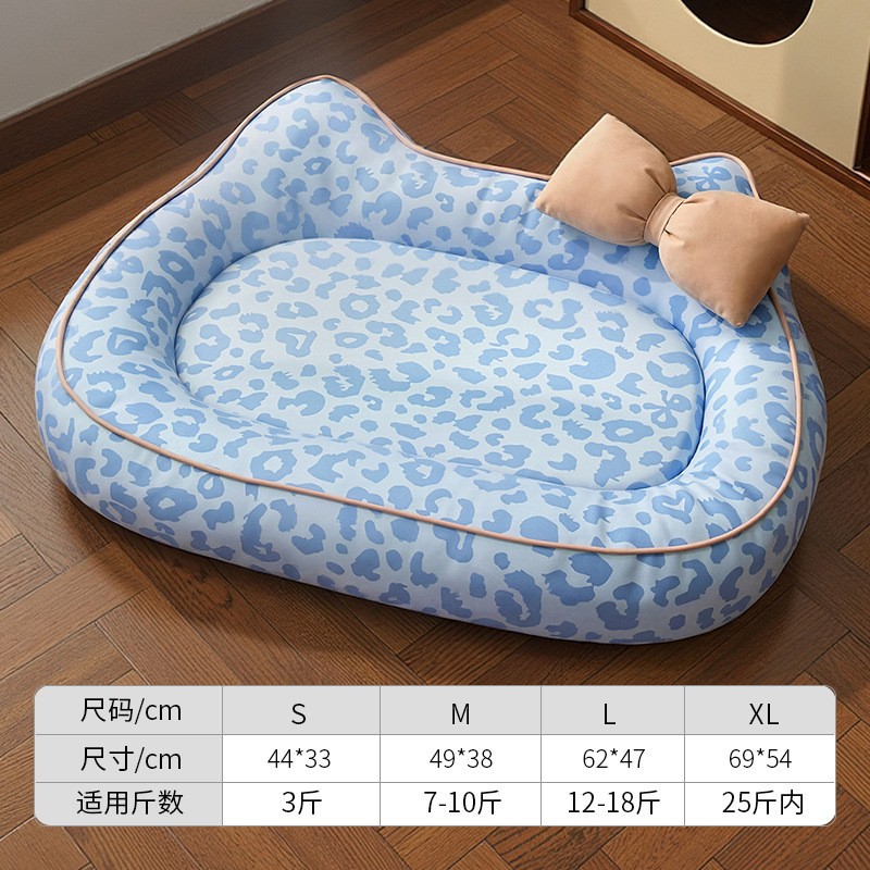 海盐波纹【尺码见图】 / S：48*35cm（建议一个月内幼猫幼犬）