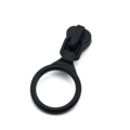 No. 5 resin slider [1 piece] black circle d9-65