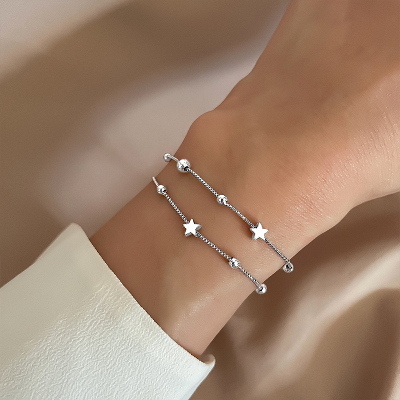 5g Weight Bracelets Classification 1 Piece Quantity 1 Piece Fashion Star Copper Plating Bracelets