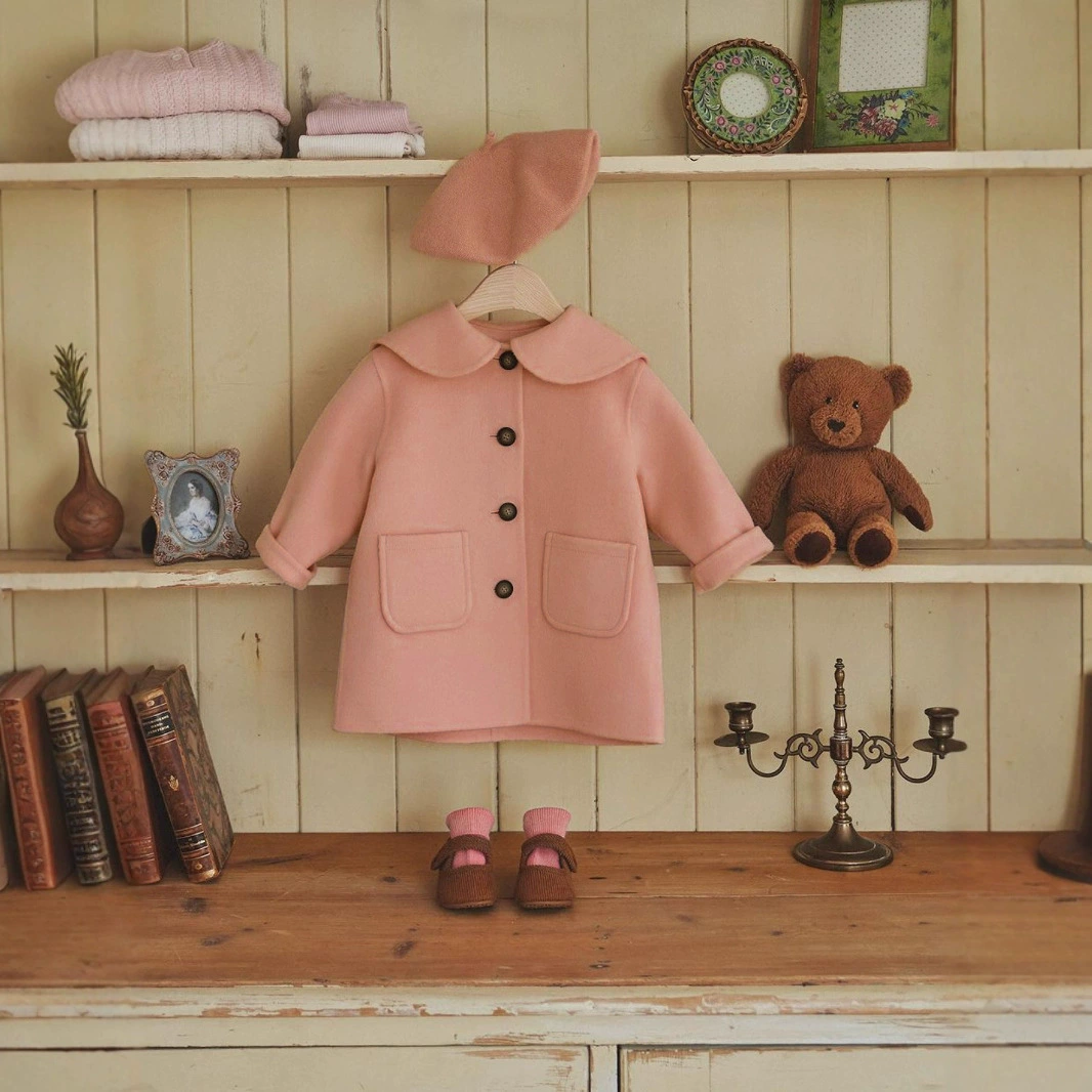 Coat girl's, children's winter jacket