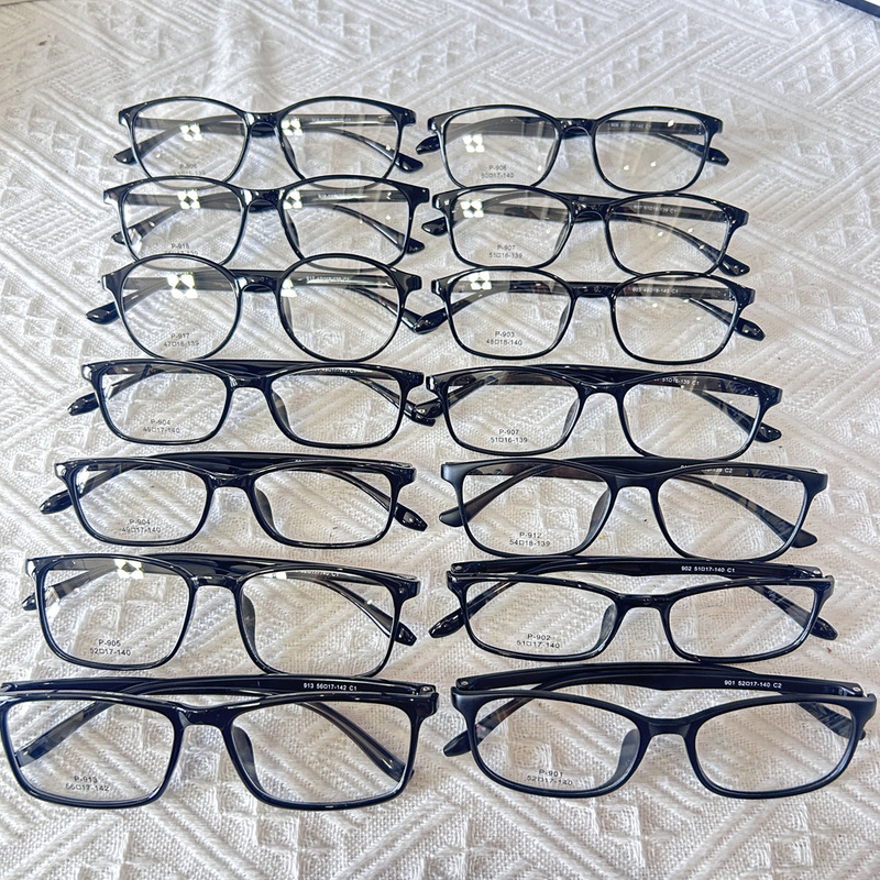 Danyang TR90 glasses frame large frame black glasses frame ultra light myopia optical glasses myopia glasses frame wholesale