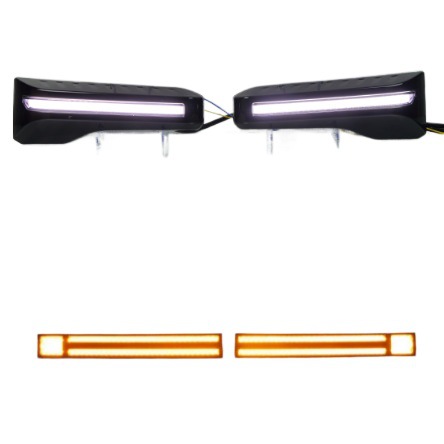 Aplicable a 24 Toyota Overlord Prado LC250 luces diurnas renovación de la luz de niebla delantera luces diurnas