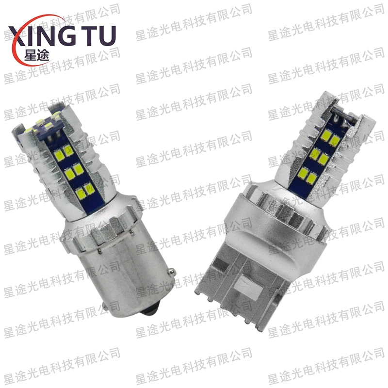 Автомобильный LED1156 1157 T15 W16W 2016 CSP 30SMD декодированный задний тормоз фонарь