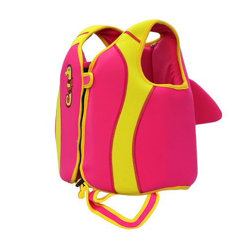 New children's professional buoyancy-free inflatable fashionable color matching unisex adjustable snap swimsuit wholesale