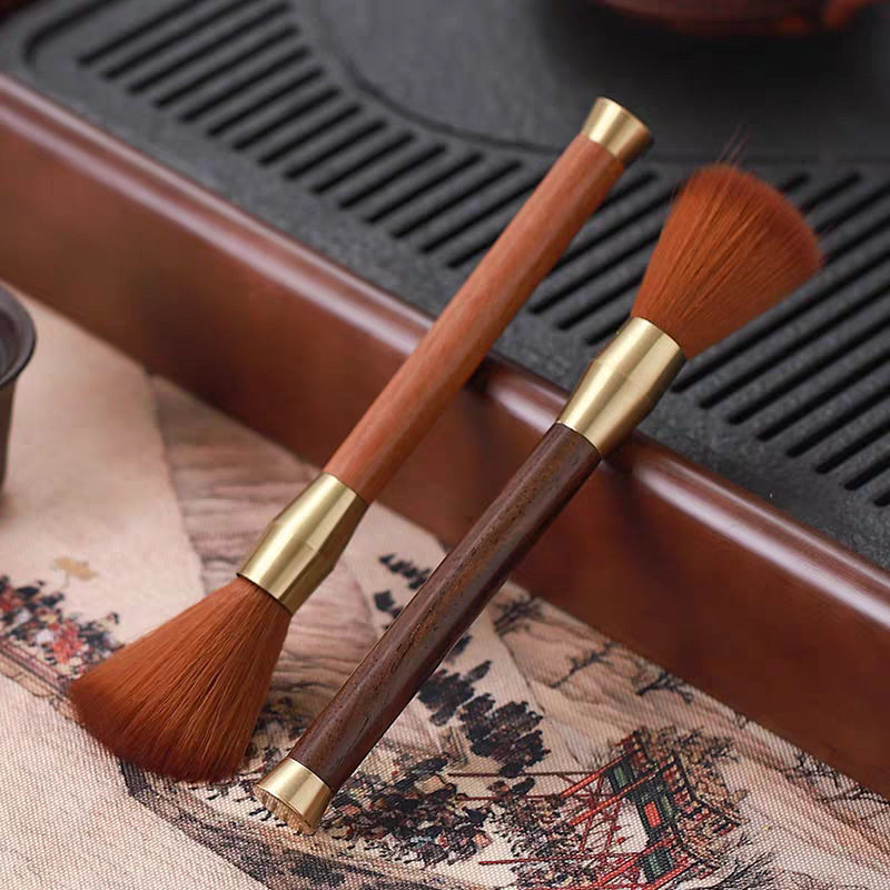 笔功夫茶清洁茶盘刷茶具配件茶茶道壶刷子毛扫水刷扫笔养不掉茶台