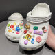 Candy Chocolate M&M's Clogs Accessories Shoe Buckle Shoe Flower m Villain DIY Accessories Detachable Accessories Set Batch 1