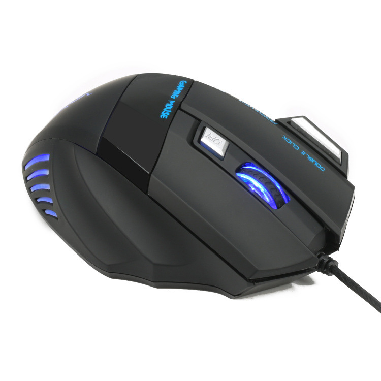 A908 Wired Mouse 7-Button Matte Texture Colorful Luminous Gaming Office 1.5 Meters_voghion.com
