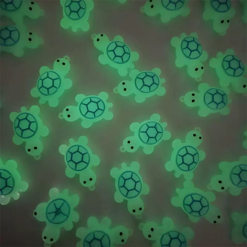Llavero con colgante de tortuga, lindo muñeco luminoso de tortuga marina colorida, accesorio pequeño para mochila de estudiante, venta al por mayor de fábrica