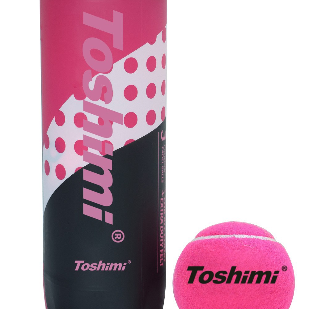 Toshimi Professional High Quality 45% Wool Padel Tennis Pink Padel Ball