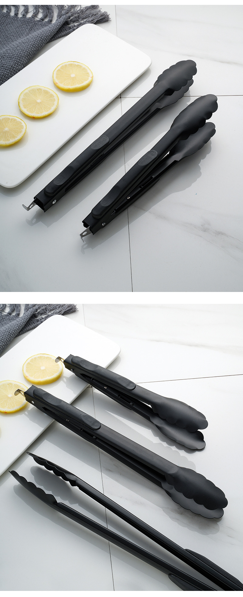 黑色不粘食品夹_09