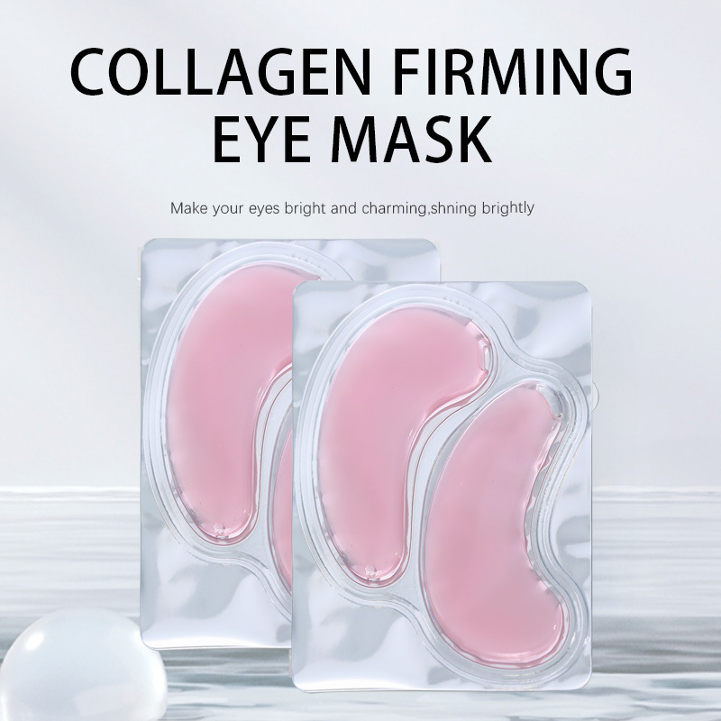 Cross-Border Source Factory Hydrogel Eye Mask Patch Moisturizing and Hydrating Eye Mask Wholesale Crystal Collagen Eye Mask