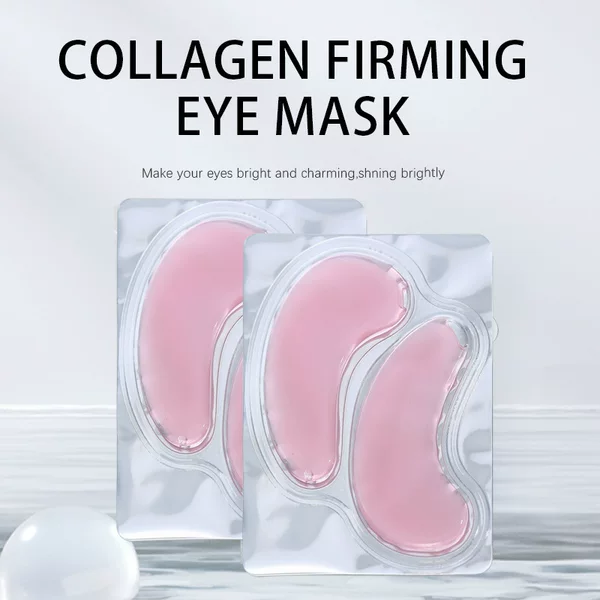 Cross-Border Source Factory Hydrogel Eye Mask Patch Moisturizing and Hydrating Eye Mask Wholesale Crystal Collagen Eye Mask