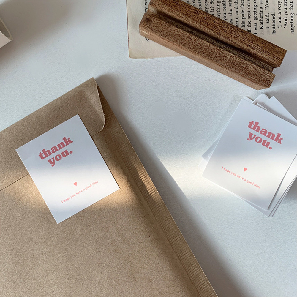 Ins white minimalist sealing sticker thank you sticker gift box seal sticker packaging decoration self-adhesive label takeout