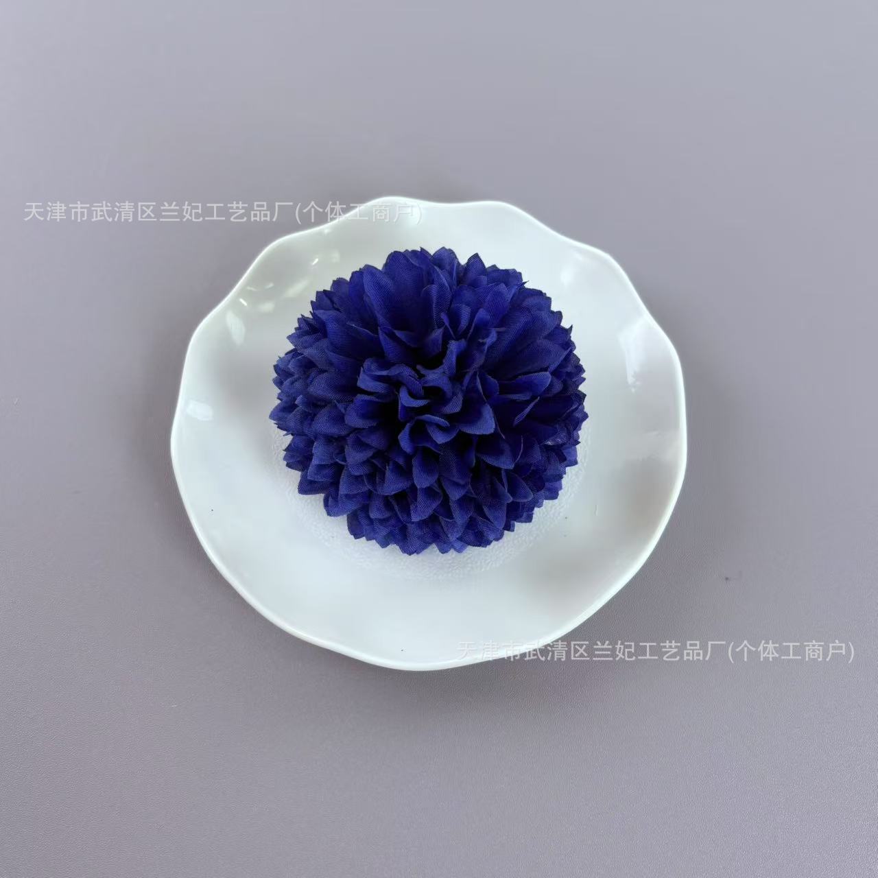 Simulación bola grande cabeza de crisantemo diámetro 10cm ping pong cabeza de crisantemo ramillete de bricolaje tocado baile muñeca flor horquilla