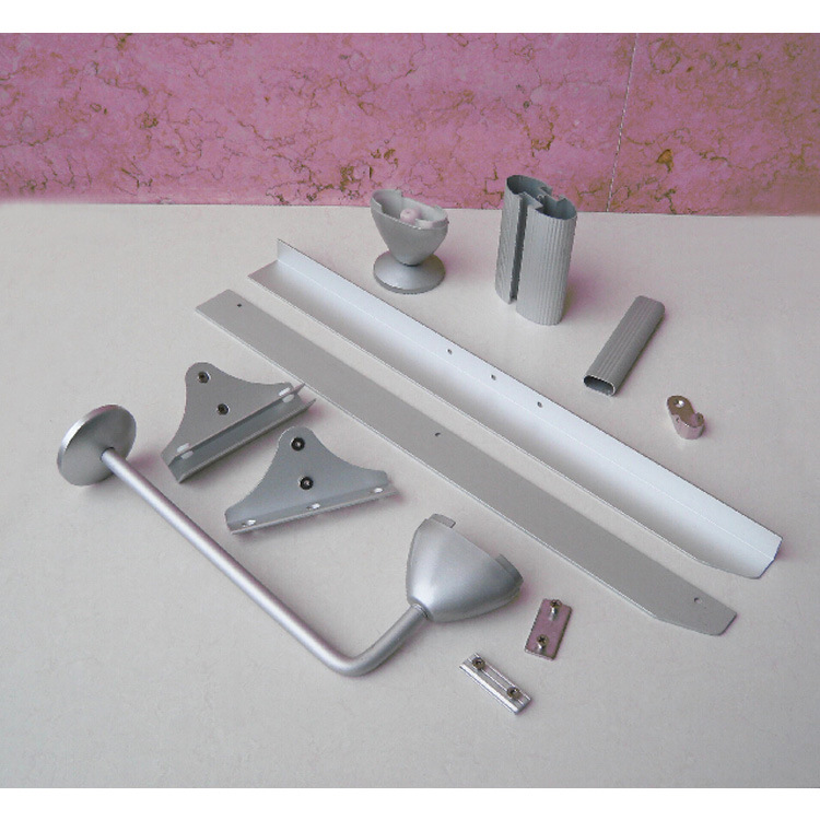 衣帽间立柱椭圆支柱货架等配件 欧式衣帽间配件 大椭圆铝合金