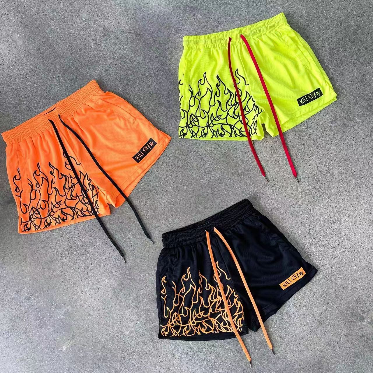 Summer sports quick dry breathable shorts for gym for training