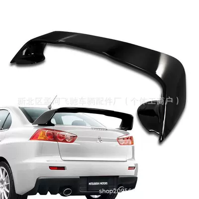 Suitable for Mitsubishi Lancer Fixed wind wing - glossy-black