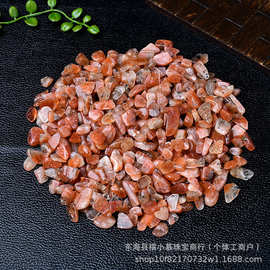 厂家批发天然金太阳水晶碎石小颗粒鱼缸铺垫花盆造景装饰石供佛用