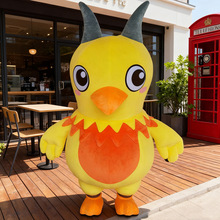 定做玩偶服充气吉祥物来图定制小鸡高端泡沫雕刻卡通人偶服装成人