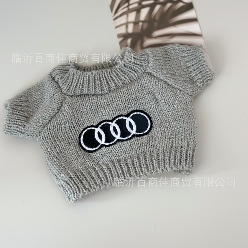 泰迪熊公仔车标衣服小熊毛衣棉花娃娃玩偶替换服装套装玩具配件|undefined