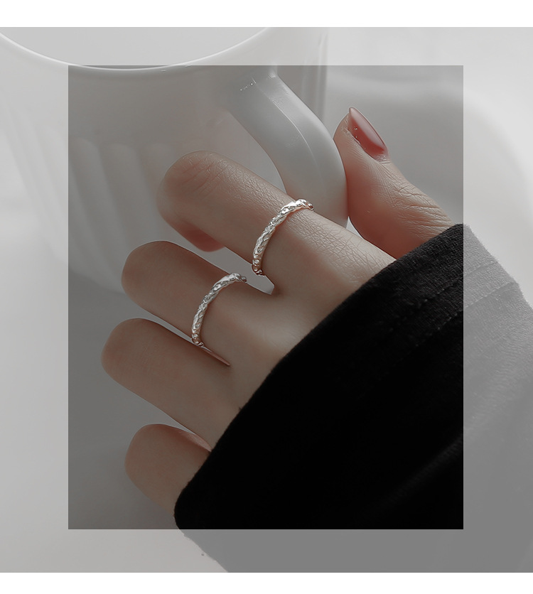 Simple Style Geometric Alloy Plating Womenu0027S Open Ring