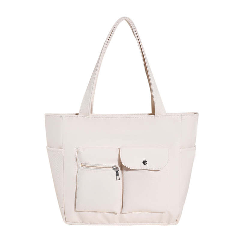 Bolsa de tela de nylon de gran capacidad para mujeres 2024 nueva clase de estudiantes universitarios para viajar bolso de hombro simple