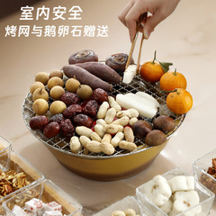 圍爐煮茶全套電陶爐煮茶器圍爐煮茶的爐烤茶電茶爐家用燒水煮茶壺