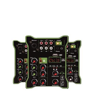 undefined5 Mixer household computer small-scale USB With live streaming Bluetooth MP3 effect stage DJ Cross border mixing consoleundefined