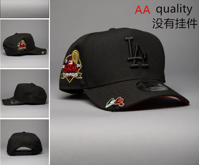 Comercio exterior transfronterizo al por mayor 2026 AA gorra de boca de pato bordado tridimensional ajustable gorra de hip-hop Yankees Dodgers