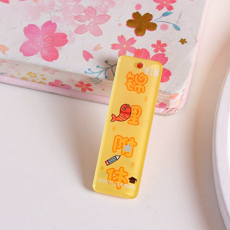 Double-sided acrylic accessories, bag decoration, car keys, accessory