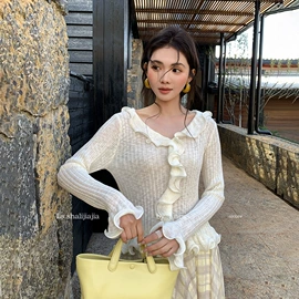 连衣裙;半身裙;女式针织衫