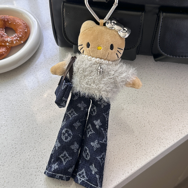 Cute Ins Style Long-Legged Kitty Cat Plush Pendant Skirt Dress-Up Doll Pendant Backpack Keychain Pendant Cute Ins Style Long-Legged Kitty Cat Plush Pendant Skirt Dress-Up Doll Pendant Backpack Keychain Pendant