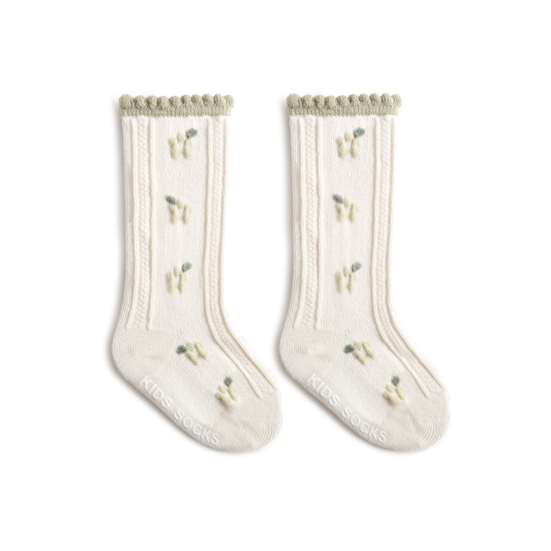 2022 fábricas de calcetines de la fuente de la industria de calcetines de los niños personalizados lindos princesas de flor triturada procesamiento de medias personalizados