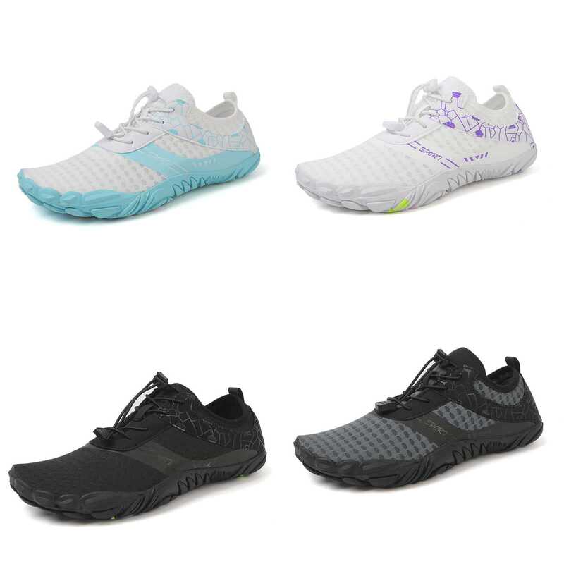 Indoor Soft-Soled Fitness Men's and Women's Training Yoga Running Soft-Soled Barefoot Sports Shoes Skipping Rope Non-Slip Shock-Absorbing River Tracing Shoes