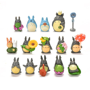 Factory direct cute animal series micro landscape gardening DIY decorative accessories small Twitter robot cat small ornaments