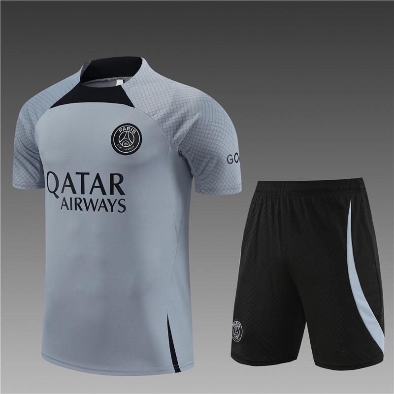 2526 パリサンジェルマン半袖サッカートレーニングスーツ大人男性ジャージ登場服|undefined