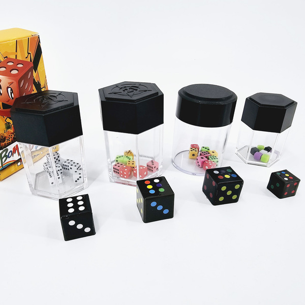 G0512 explosion dice black and white color dice kingmagic magic…