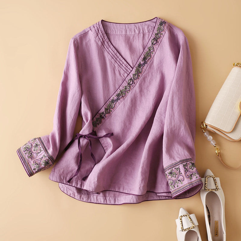summer ethnic retro thin trend shirt