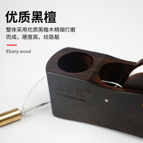 Mujing square ink fountain, hand-operated ink fountain scriber, mini DIY woodworking tool, ebony ink fountain marking tool